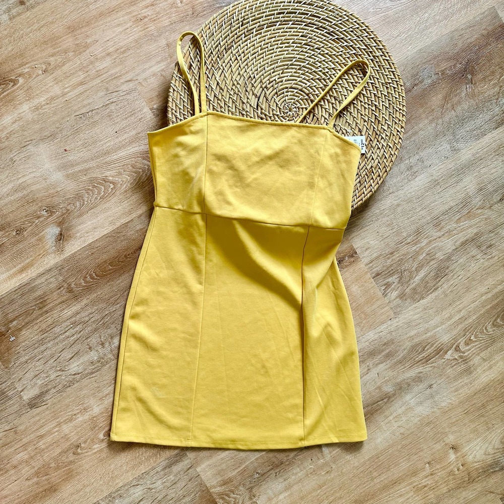 New Ardene yellow Cami Dress size medium